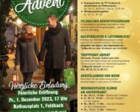 Feldbacher Advent Plakat Programm
