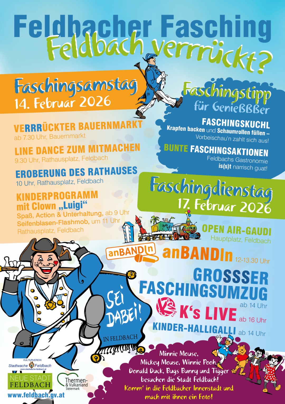 Plakat Feldbacher Fasching