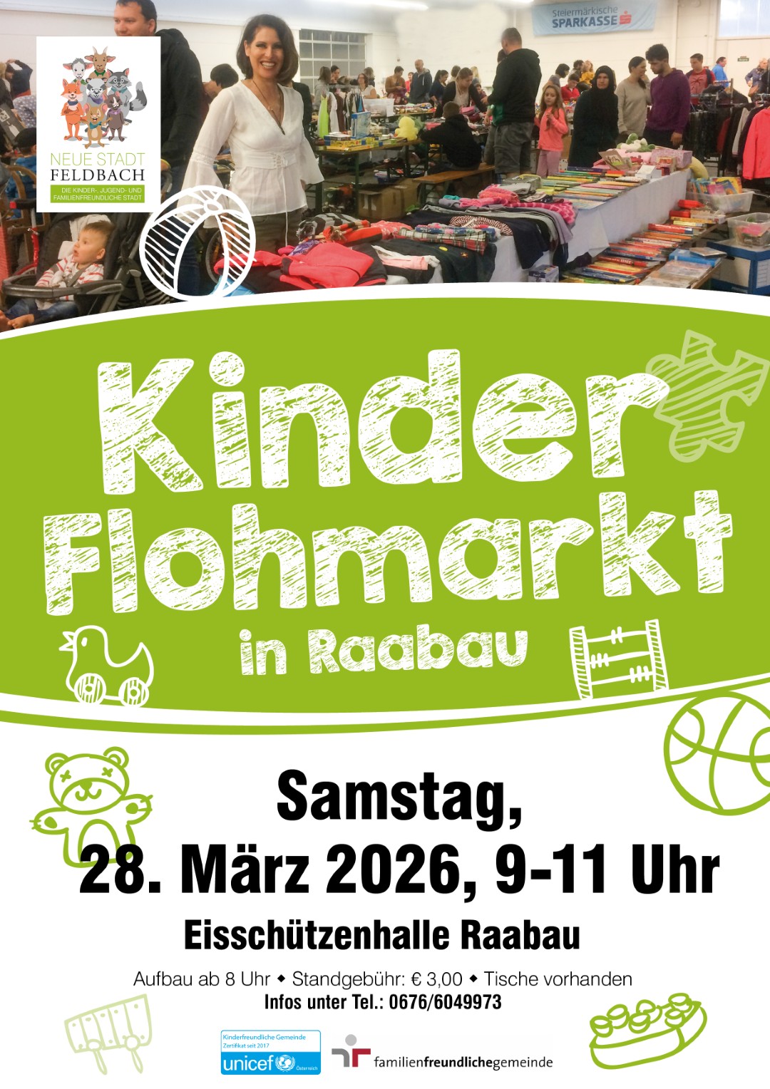 Plakat Kinderflohmarkt 28. März 2026