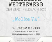 Literaturwettbewerb Plakat