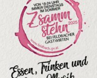 Zsammstehn 2025 Plakat